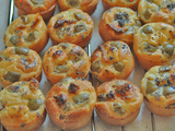 Bouchées apéritives olives ou abricots