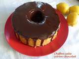 Chiffon cake citron-chocolat