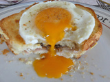 Croque champignons et œuf sur le plat* – Recette autour d’un ingrédient#132