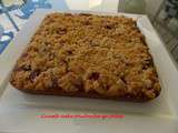 Crumb cake rhubarbe-griottes – Escapade en cuisine