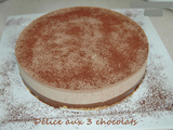 Délice aux 3 chocolats