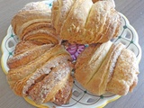 Franzbrötchen ou petits pains à la cannelle