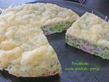 Frittata aux petits-pois