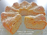 Gâteau 10 minutes abricot noisettes