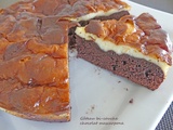 Gâteau bi-couche chocolat mascarpone