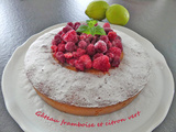 Gâteau framboise et citron vert *- Recettes autour d’un ingrédient # 122