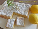Gâteau magique au citron – Foodista challenge # 76