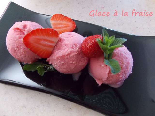 Recettes De Glace La Fraise De Croquant Fondant Gourmand