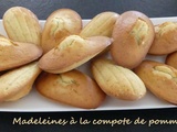 Madeleines à la compote de pomme