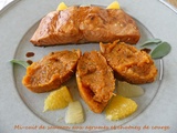 Mi-cuit de saumon aux agrumes et chutney de courge – Foodista challenge # 80