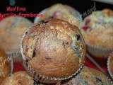 Muffins myrtille-framboise