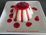 Pannacotta vanille et mascarpone