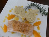 Pavés de saumon glacés à la clémentine