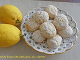 Petits biscuits italiens au citron