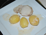 Porc au lait et pommes fondantes