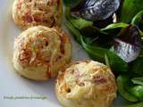 Poufs jambon-fromage