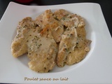 Poulet sauce au lait