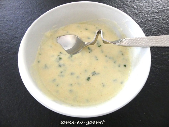Recettes de Sauce au yaourt