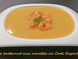 Soupe de butternut aux crevettes au Cook Expert ou non