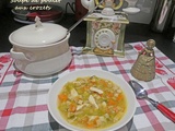 Soupe de poulet aux crozets – Foodista challenge # 94