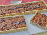 Tarte à l’aubergine et aux pignons