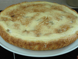 Tarte biscuitée à la rhubarbe