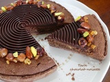 Tarte chocolat-noisette – Foodista challenge # 81