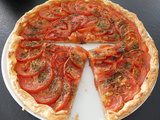 Tarte rapide tomate moutarde et comté