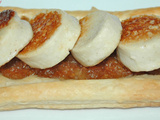 Tartes fines au boudin blanc