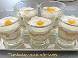 Timbales aux abricots