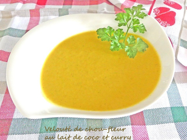 Soupe chou fleur carotte curry hot sale