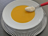 Velouté de potimarron au parmesan