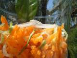 Râpé de carotte au combawa (recette légère)