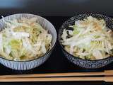 Salade de choux blanc  pas comme au Japon 