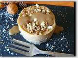 Cheesecake Epicé à la Courge de Nice, Crème de Marrons et Carrés Frais Gervais