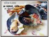 Moules au Chorizo, Coppa et Poireaux