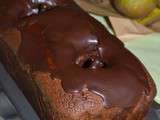 Cake chocolat poires fondantes coeur de spéculoos