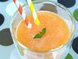 Smoothie melon, nectarine et abricot