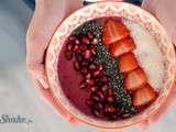Du smoothie bowl aux fruits rouges