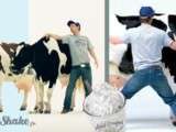 Publicité « Cow Shake » pour les milk-shakes Hardee’s