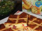 Cake de pommes de terre (Mousline) poivron et chorizo