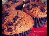 Muffins au chocolat au lait et pépites de chocolat #Companion