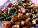 Idée repas : Tofu et légumes d’été rôtis