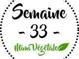 Menu Mimi Végétale - Semaine 33