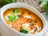 Soupe courge butternut au curry- recette d’automne facile & rapide