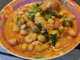 Chou-fleur et pois-chiche au curry