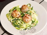 Coquilles Saint-Jacques aux courgettes