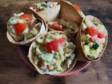 Cornets de crudités