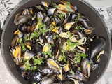 Moules au curry façon thaï
