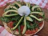 Pizza à l’avocat